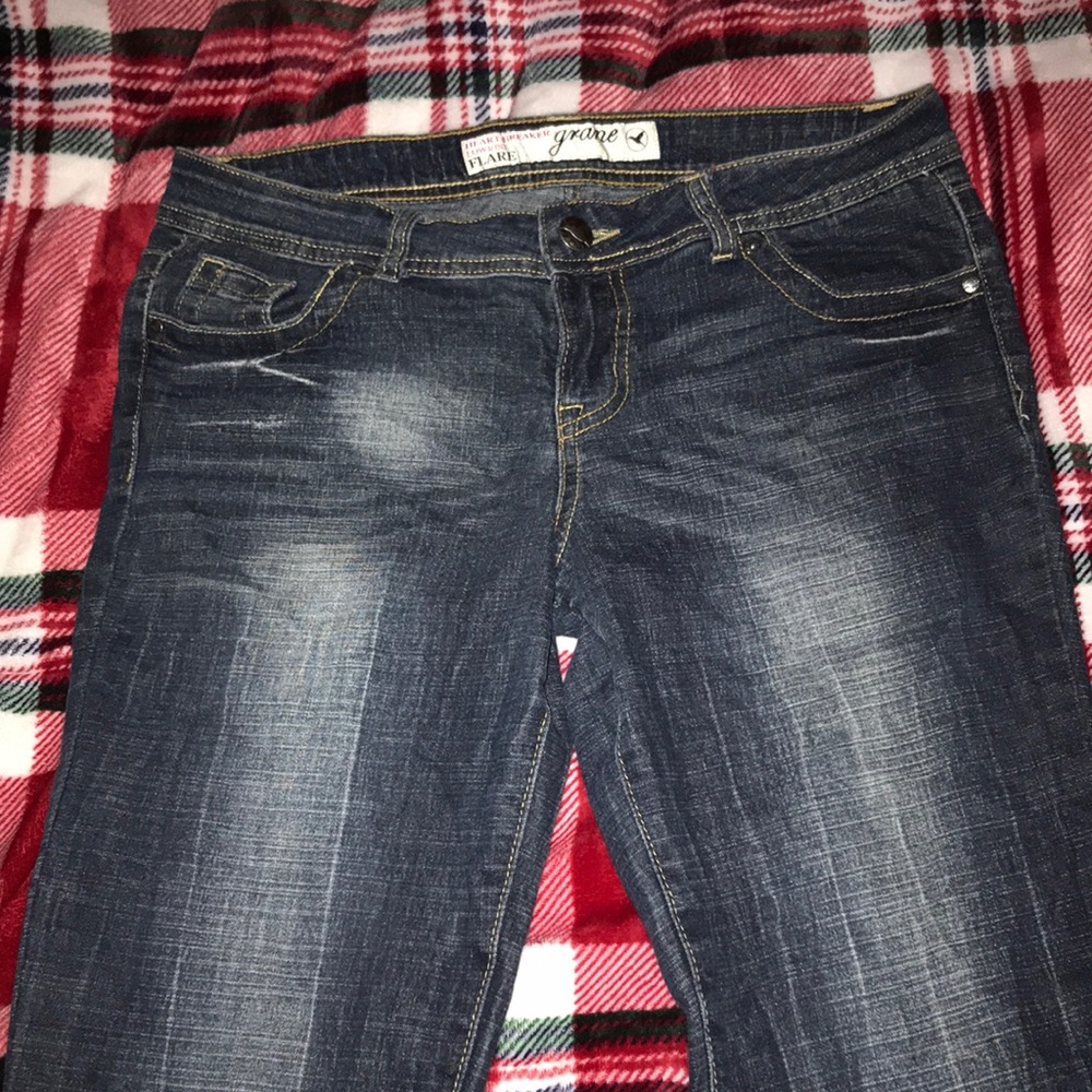 Grane Low Rise Flare Jeans Size 13